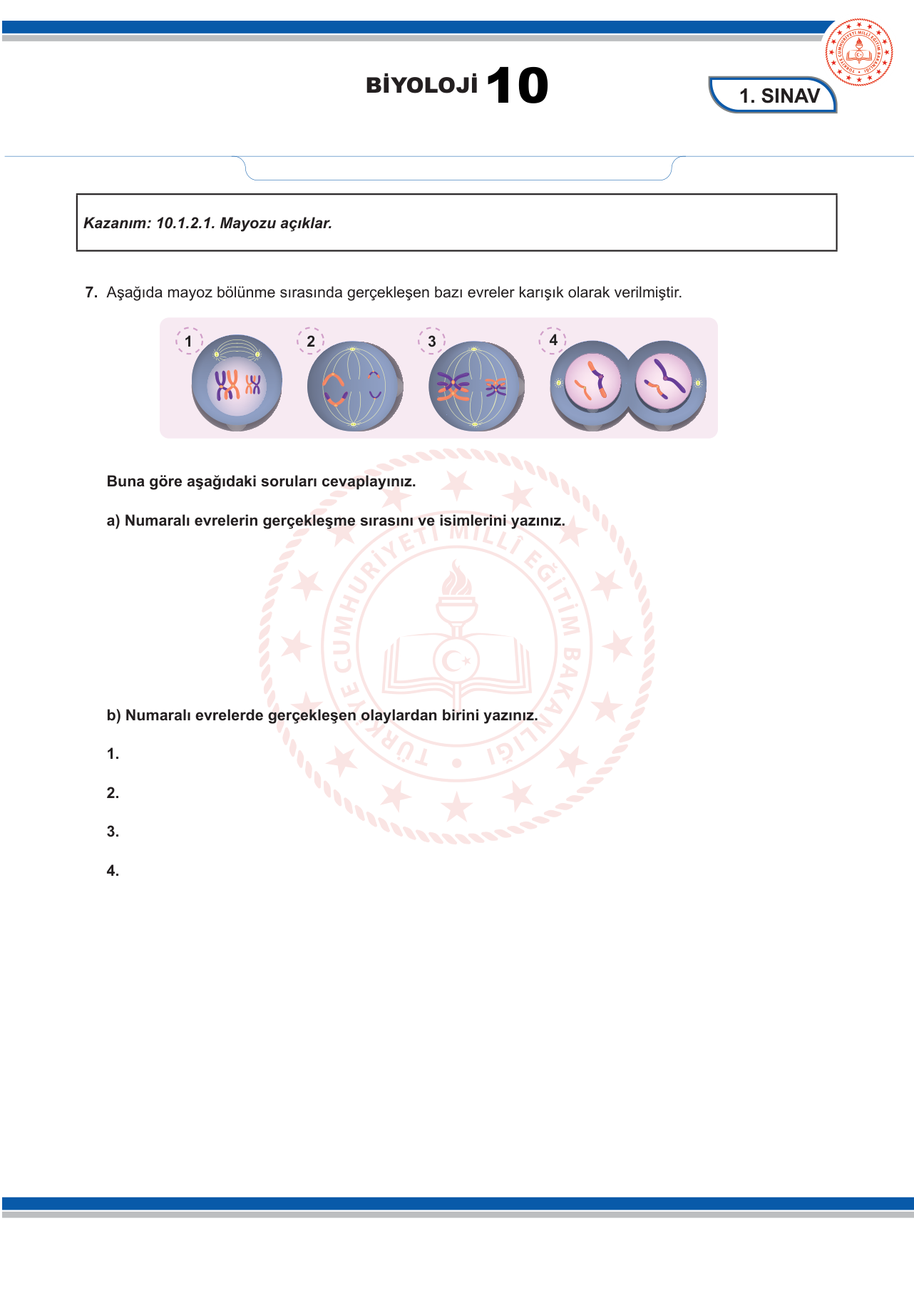 Biyoloji sorusu 18 — 