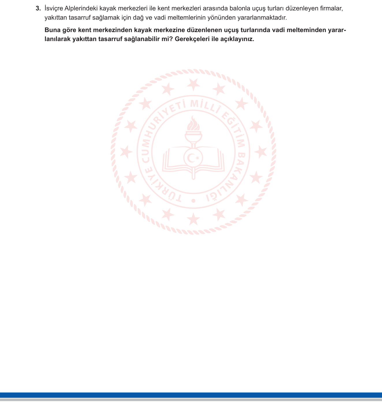 Coğrafya sorusu 3 — 