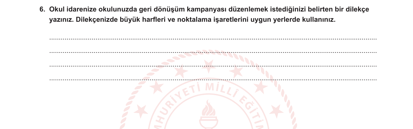 Türkçe sorusu 26 — 