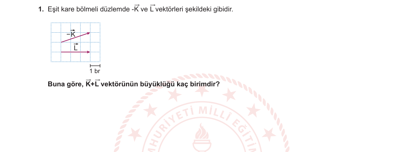Fizik sorusu 11 — Vektörler (vektörlerin bileşenleri ve toplanması)
