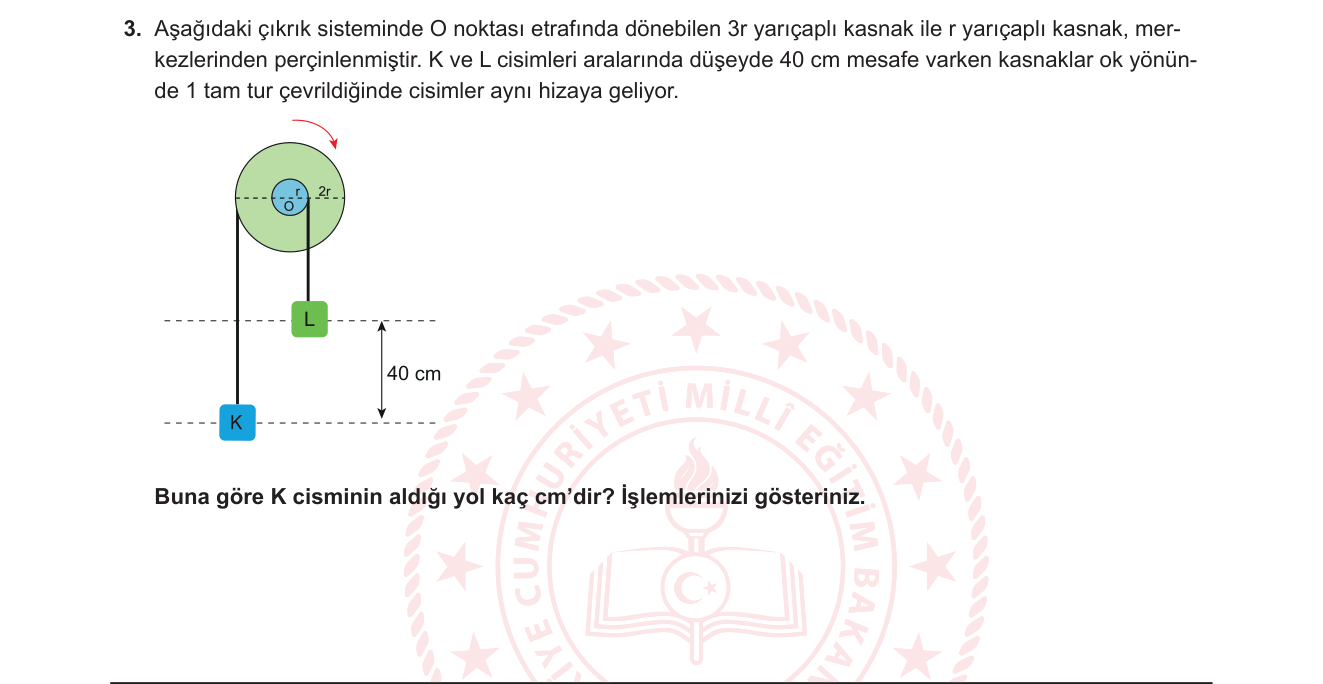 Fizik sorusu 38 — 