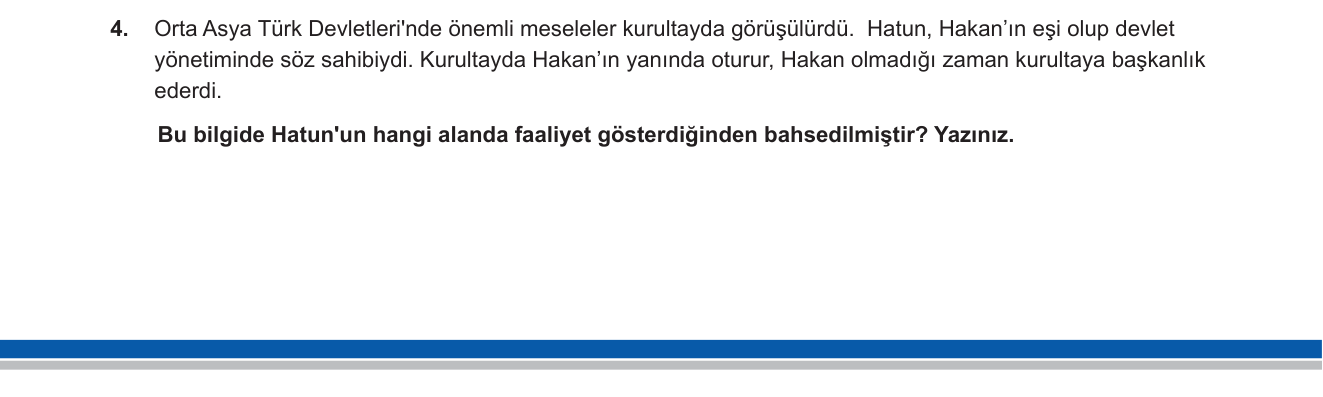 Sosyal Bilgiler sorusu 8 — 