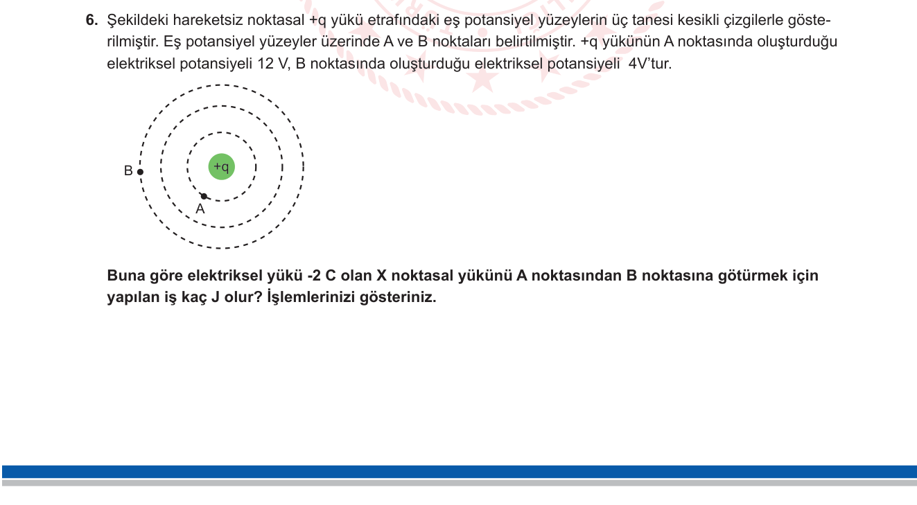 Fizik sorusu 4 — 