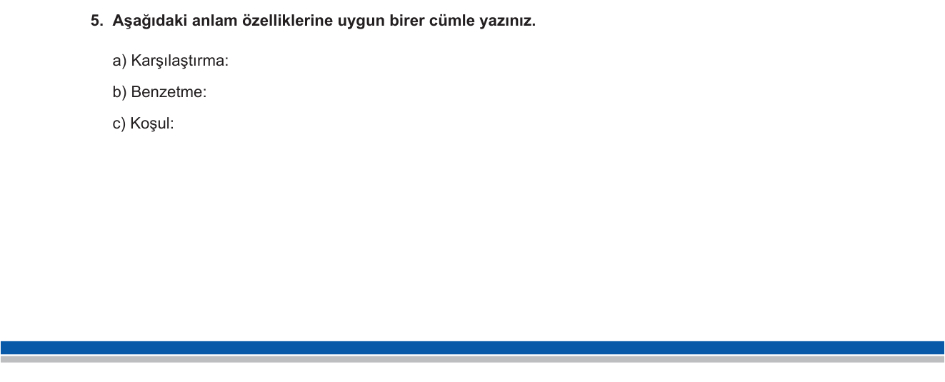 Türkçe sorusu 42 — 