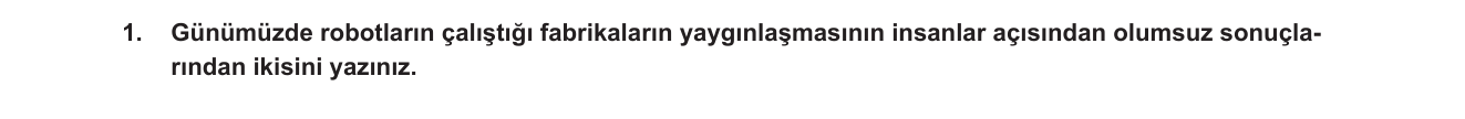Sosyal Bilgiler sorusu 15 — 