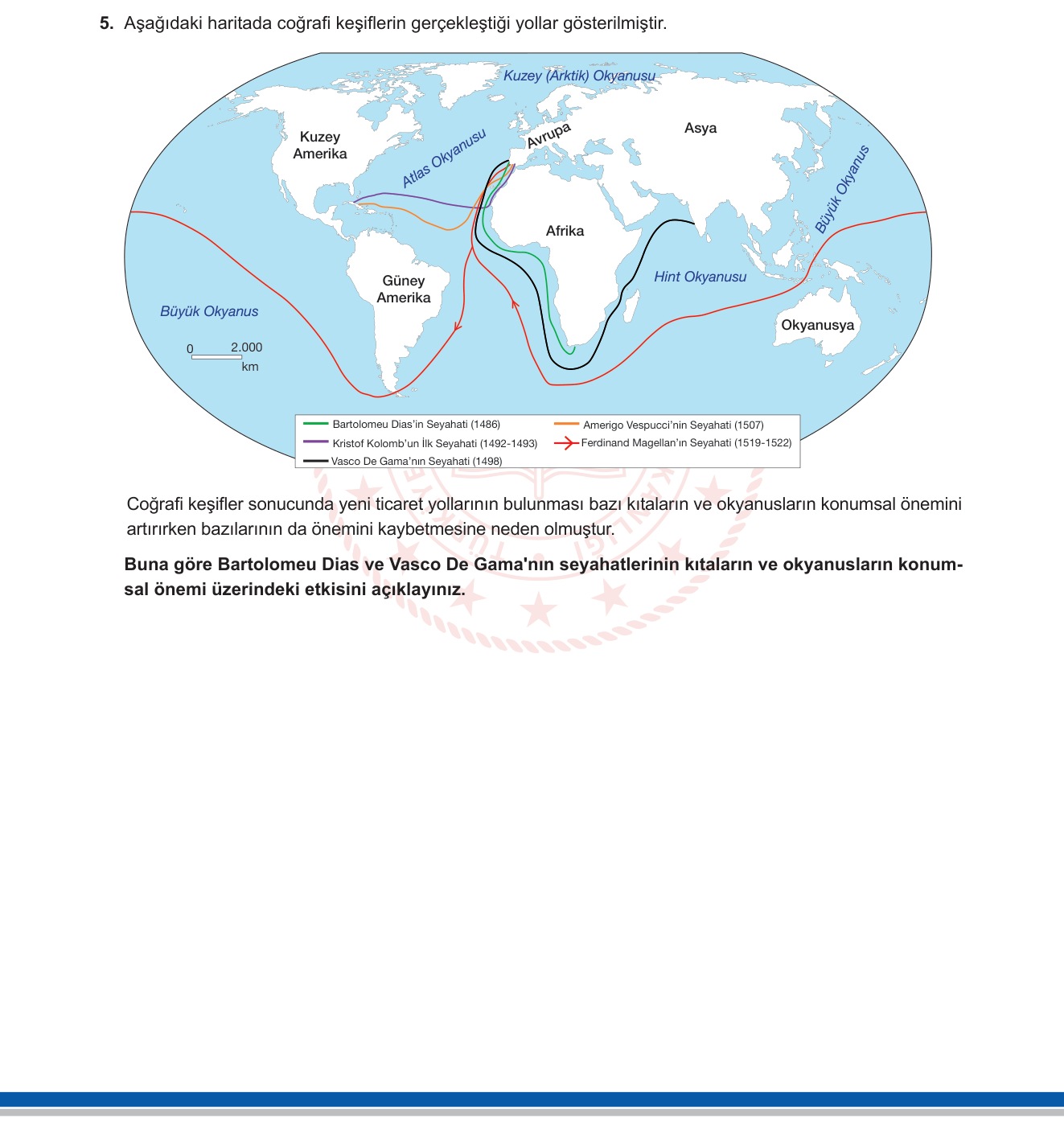 Coğrafya sorusu 5 — 