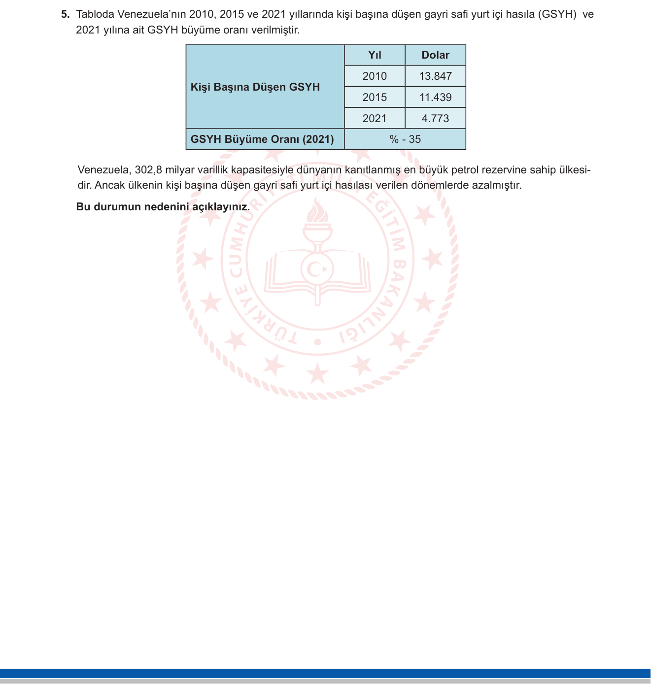 Coğrafya sorusu 19 — 
