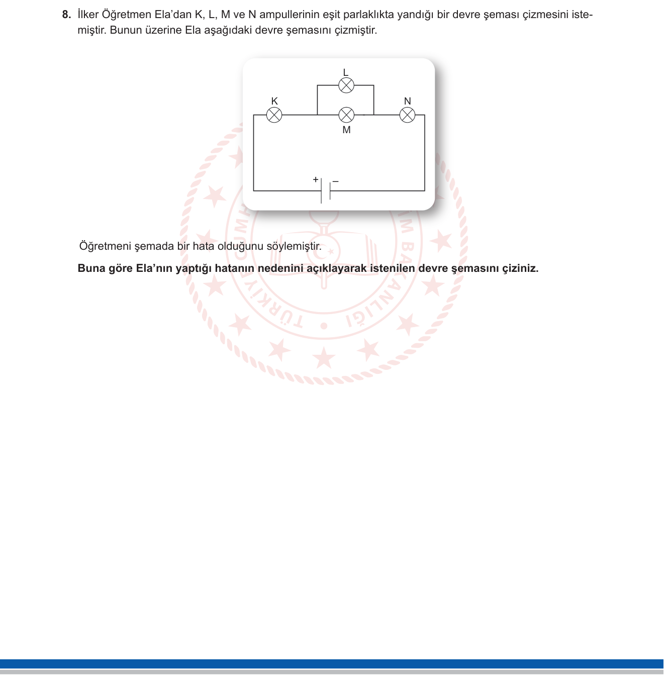 Fen Bilimleri sorusu 15 — 