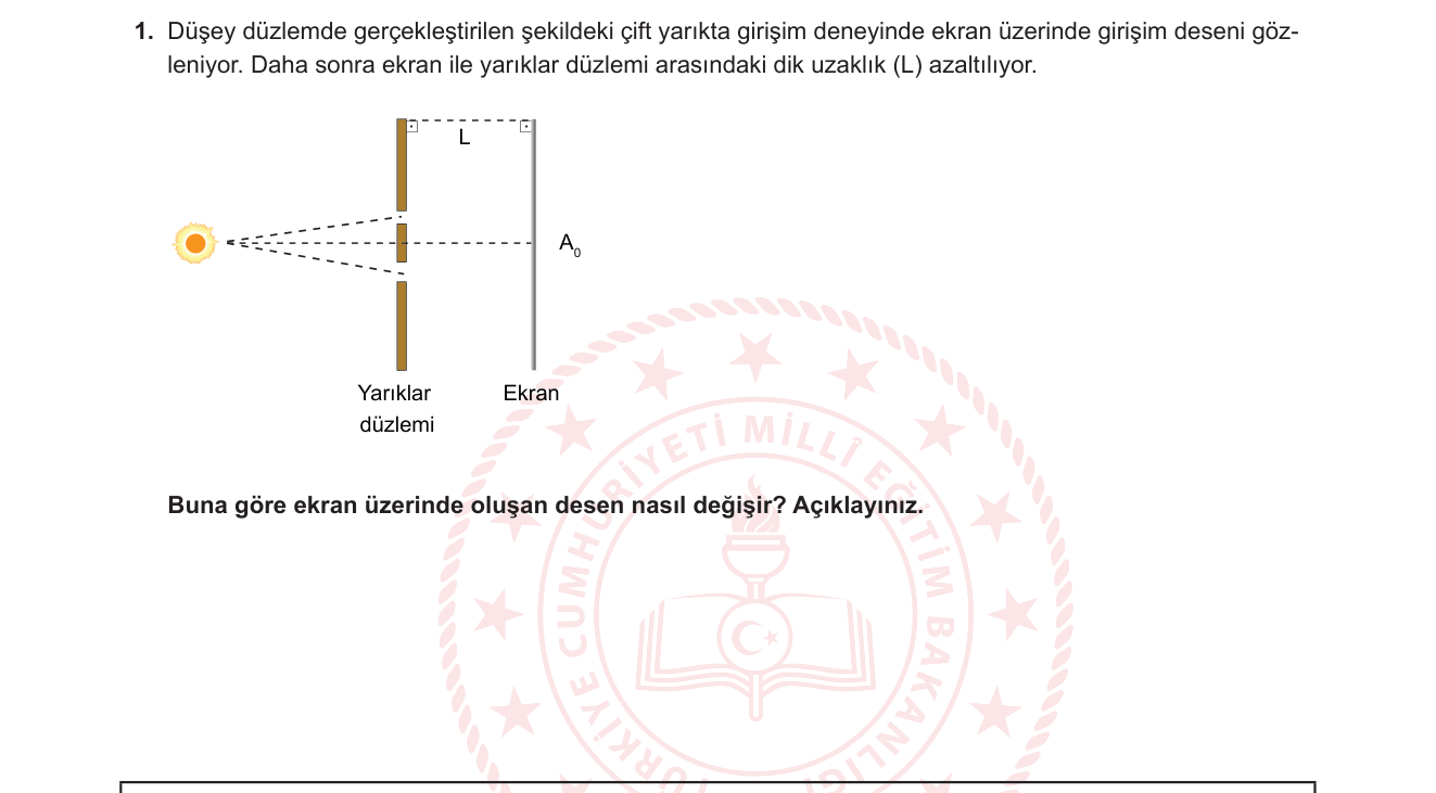 Fizik sorusu 1 — 