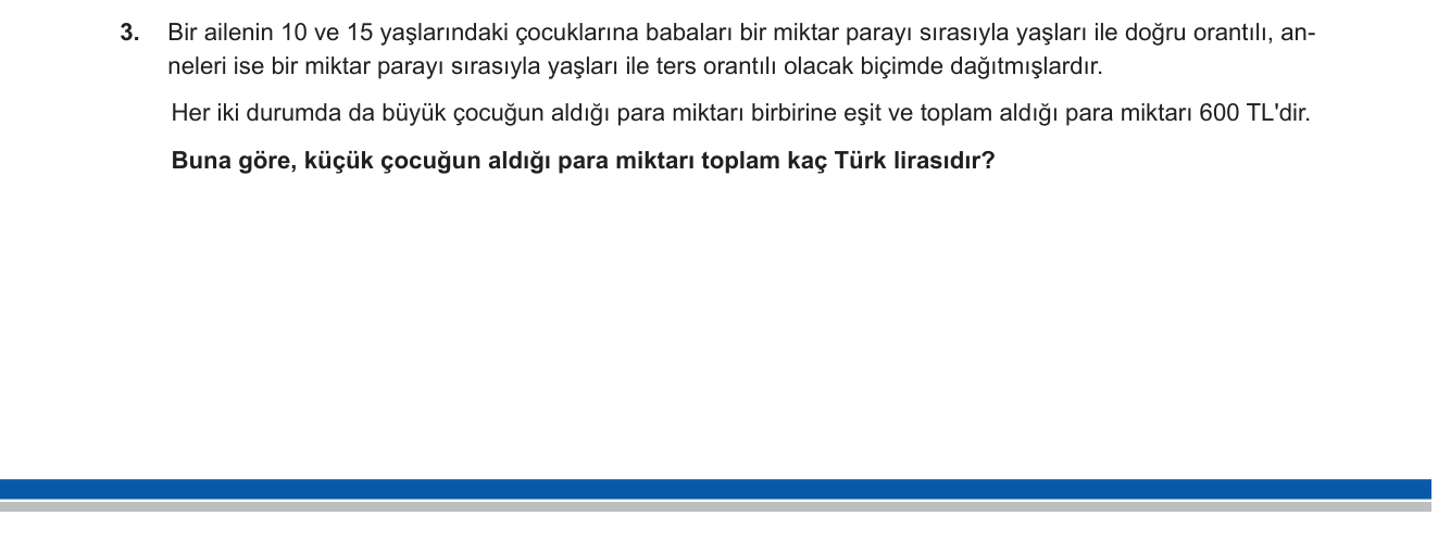 Matematik sorusu 19 — 