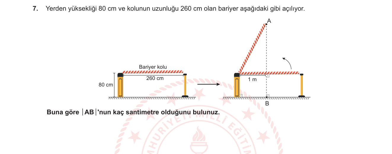 Matematik sorusu 45 — 