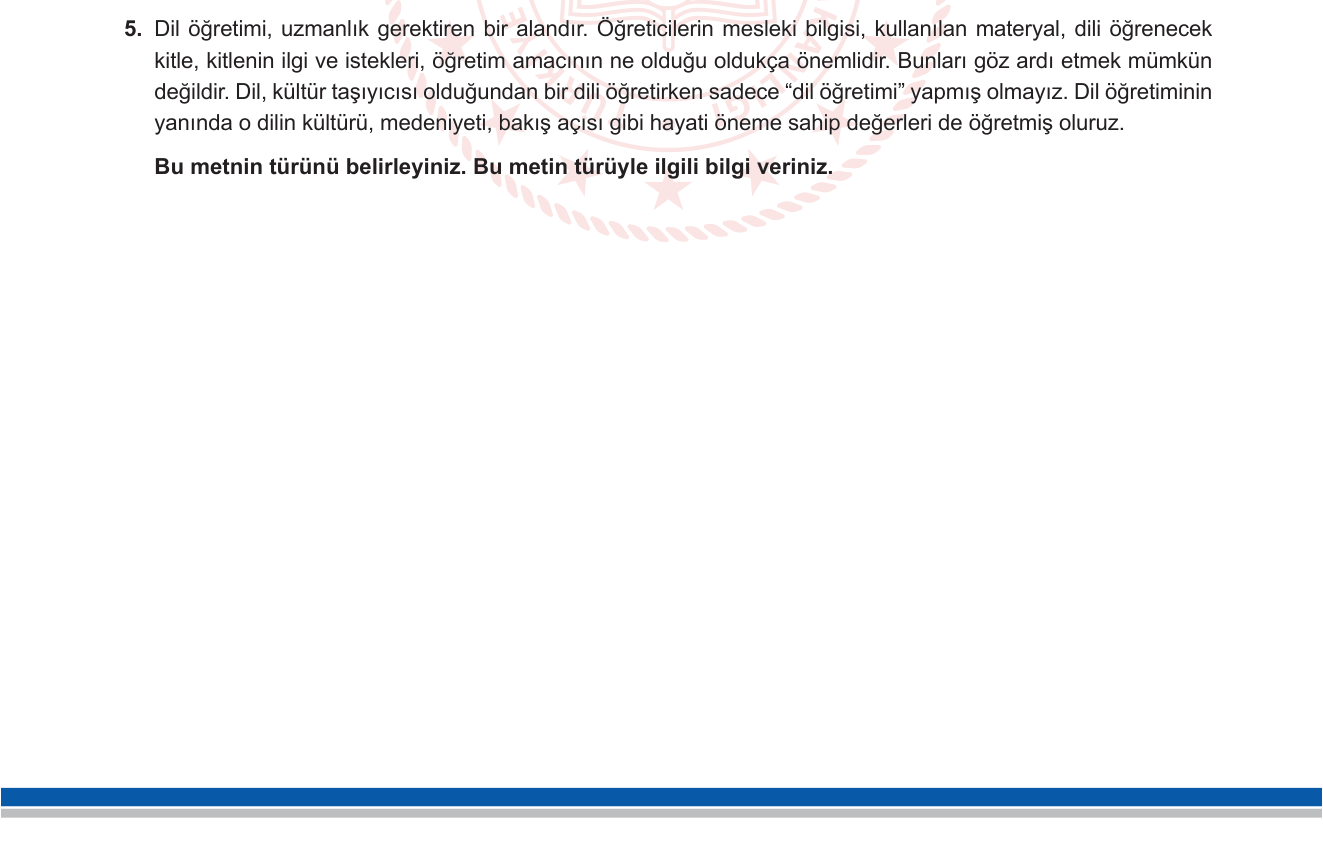Türkçe sorusu 29 — 