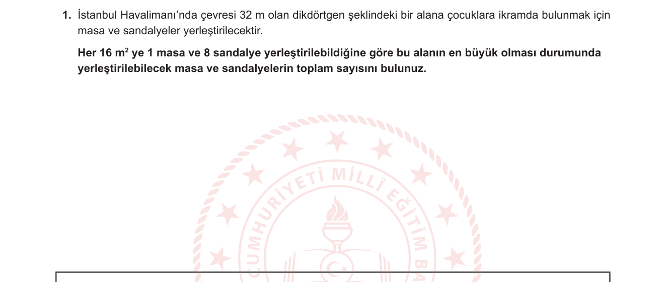 Matematik sorusu 44 — 