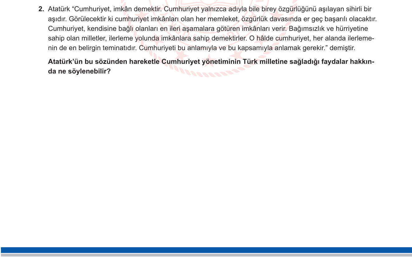 Tarih sorusu 2 — 