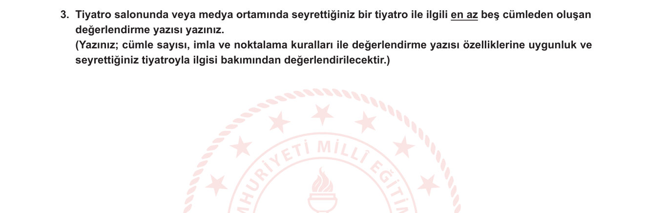 Türk Dili ve Edebiyatı sorusu 8 — 