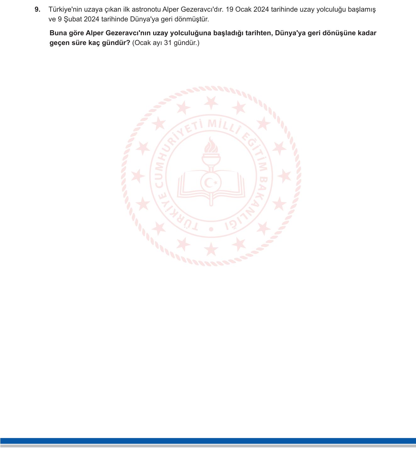 Matematik sorusu 40 — 