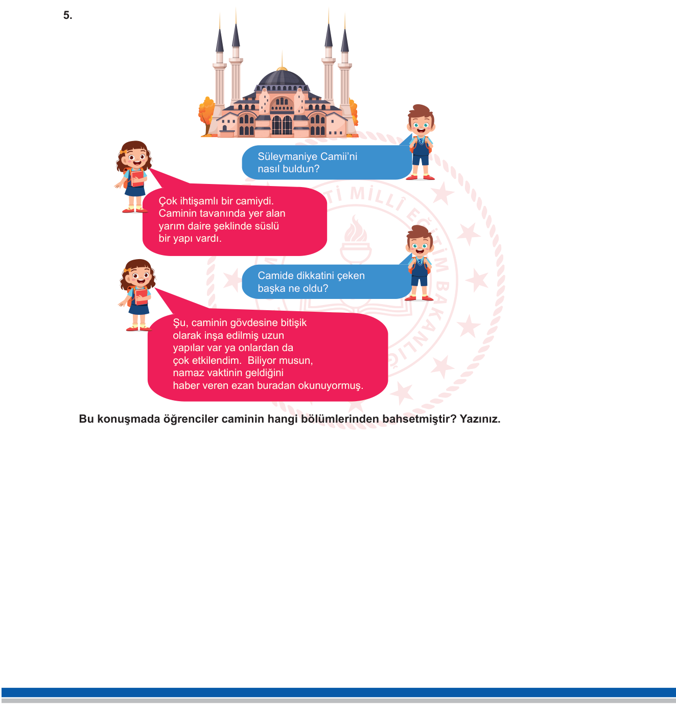 Din Kültürü ve Ahlak Bilgisi sorusu 11 — 