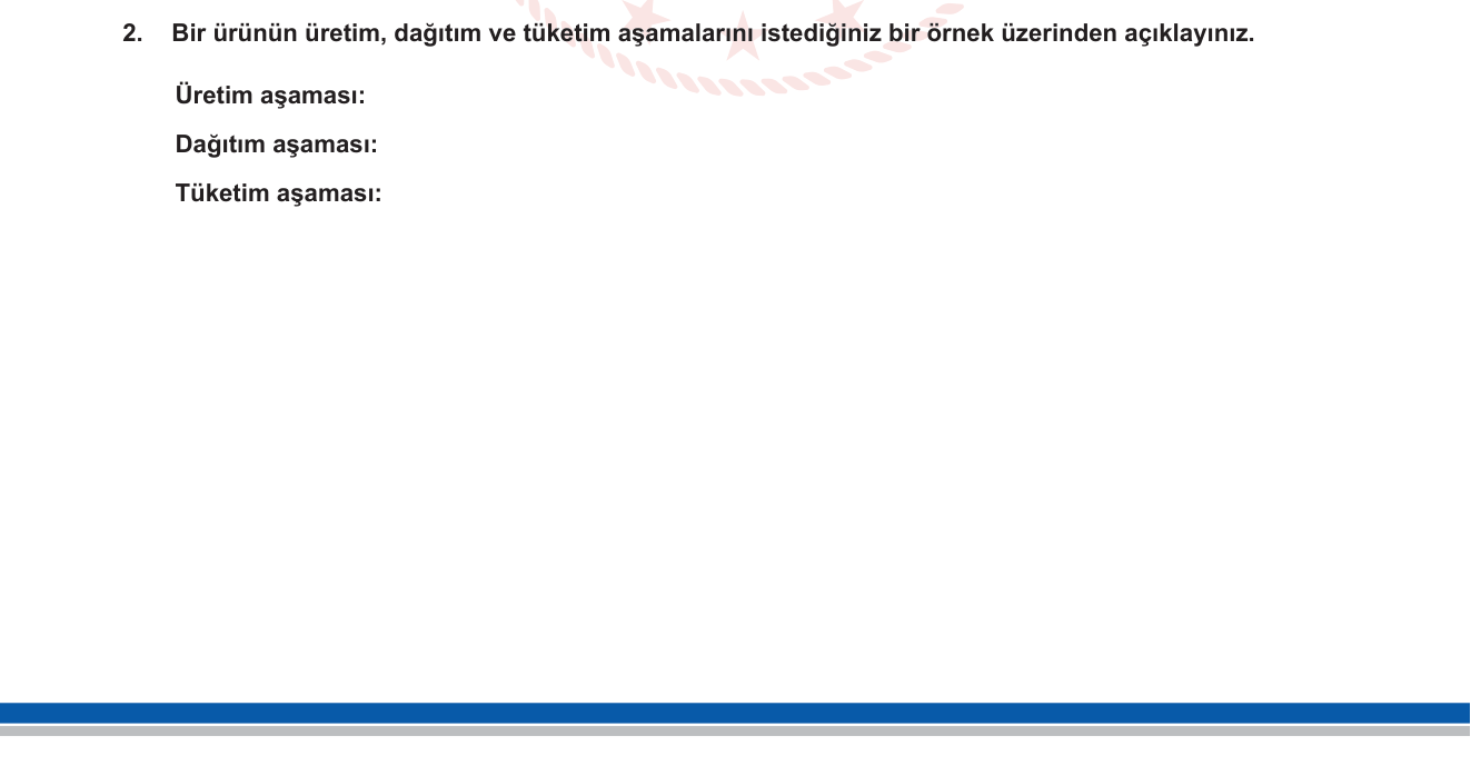 Sosyal Bilgiler sorusu 6 — 