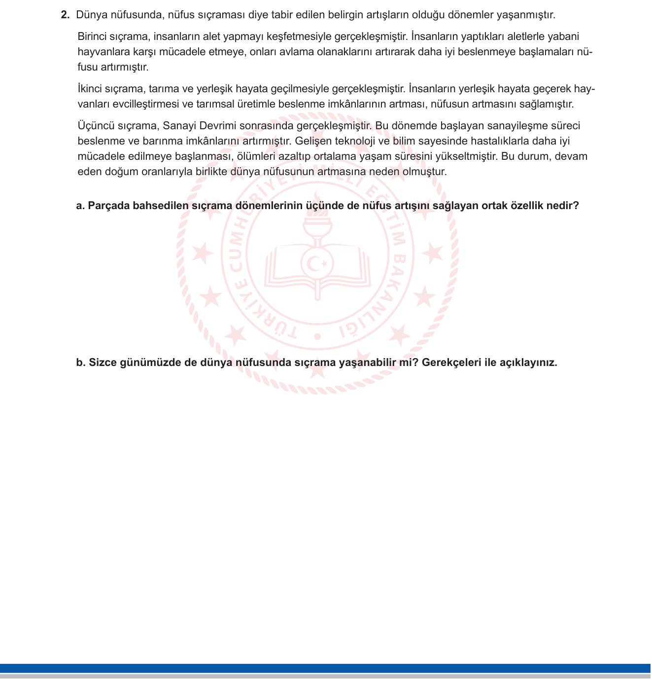 Coğrafya sorusu 2 — 
