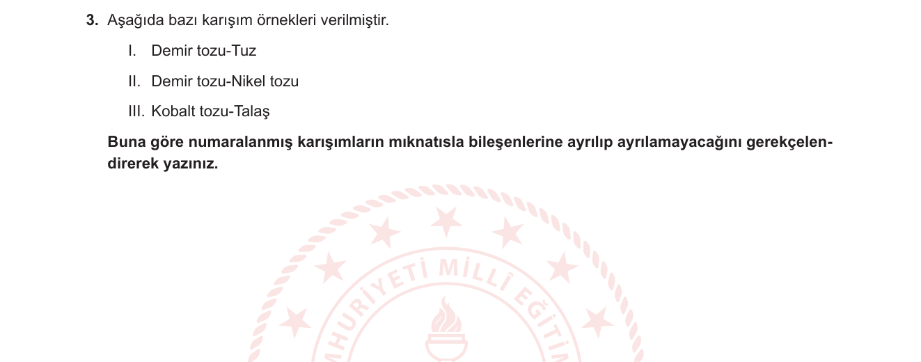 Kimya sorusu 25 — 