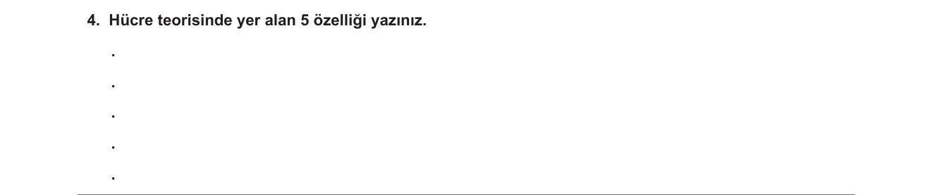 Biyoloji sorusu 14 — Hücre teorisi (9. sınıf Biyoloji — Hücreye Giriş ünitesi)