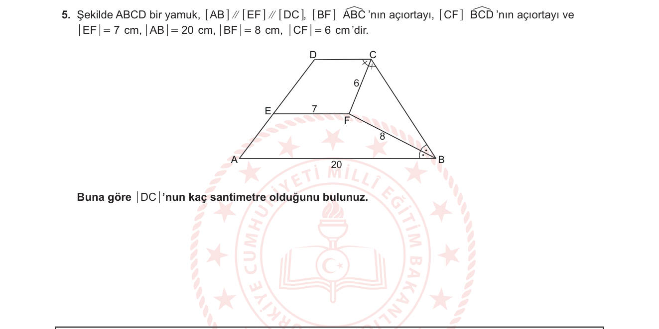 Matematik sorusu 12 — 