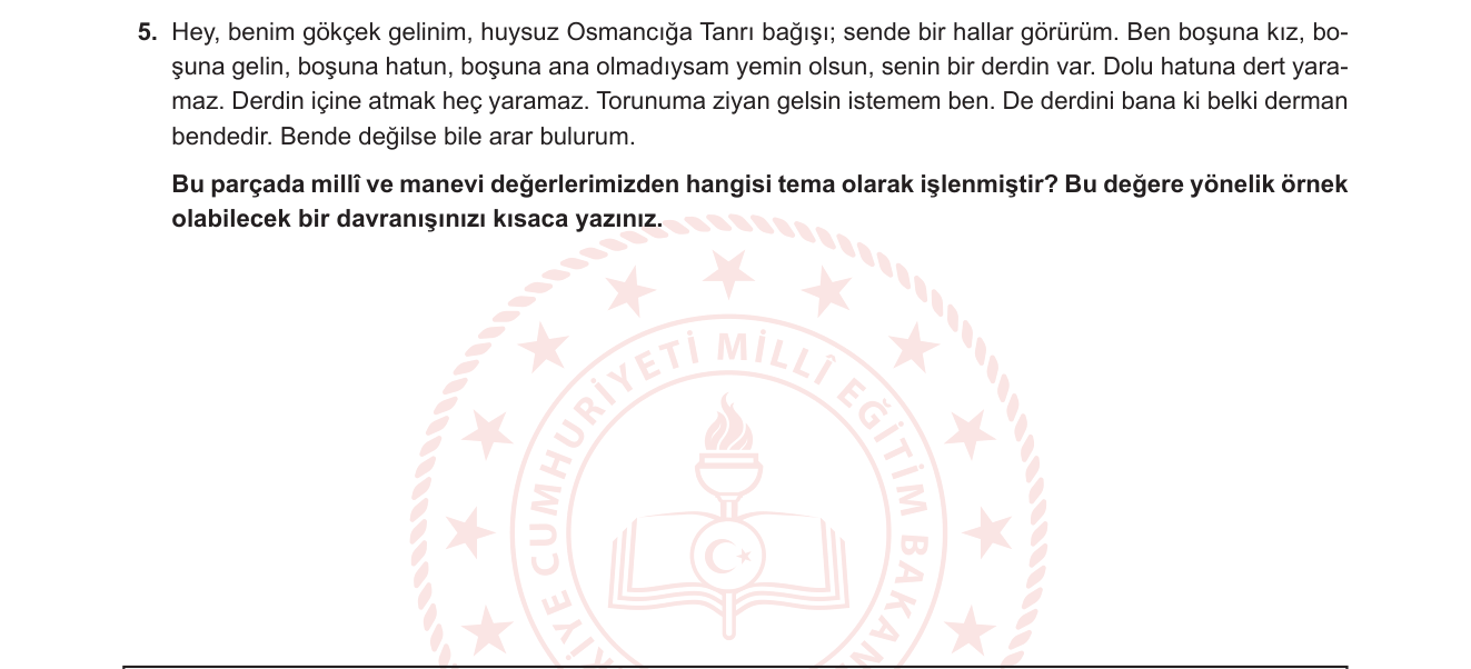 Türk Dili ve Edebiyatı sorusu 14 — 