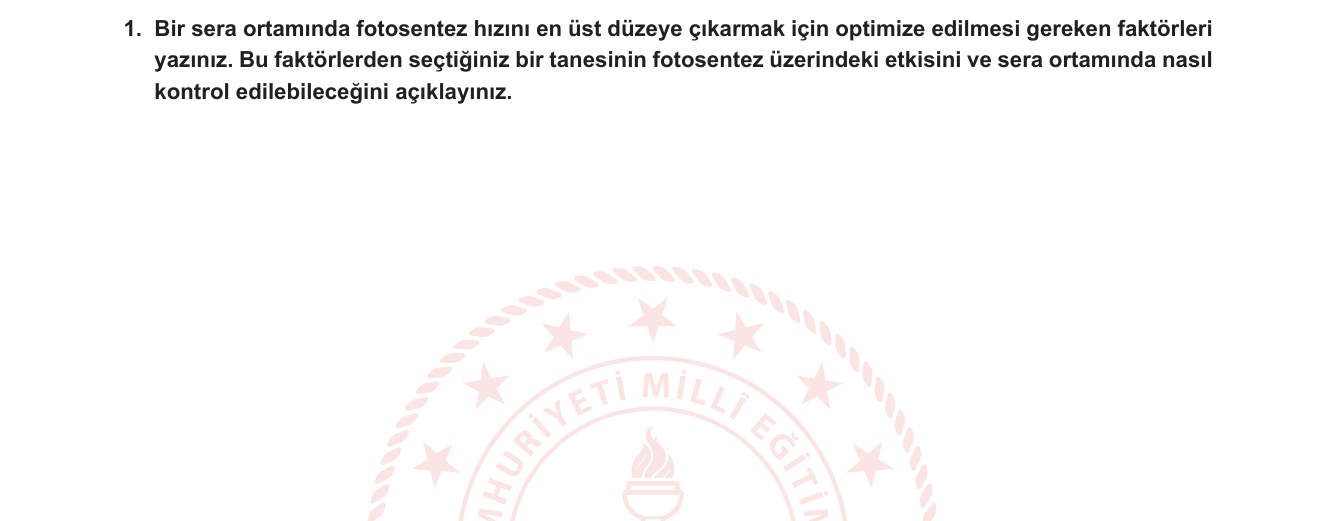 Biyoloji sorusu 23 — 