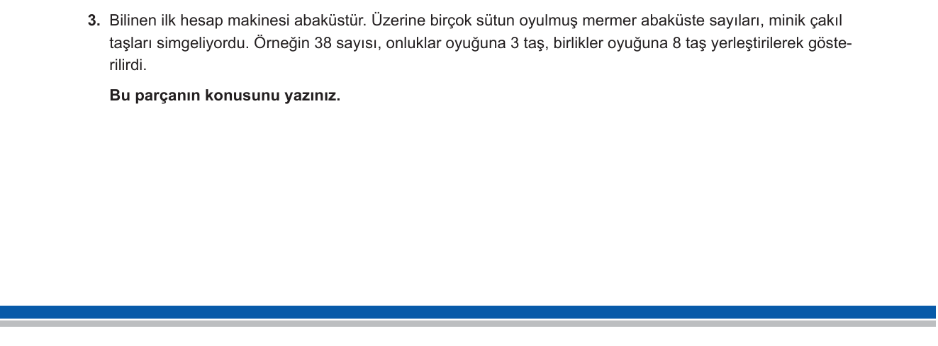 Türkçe sorusu 24 — 