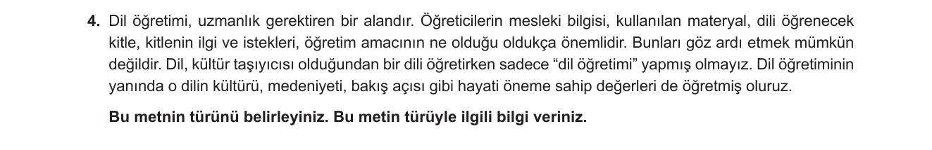Türkçe sorusu 34 — 