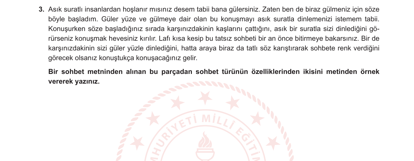 Türk Dili ve Edebiyatı sorusu 15 — 