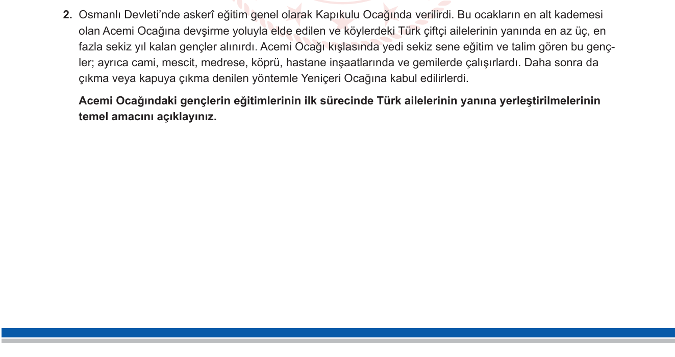 Tarih sorusu 2 — 