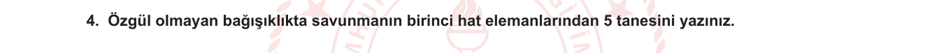 Biyoloji sorusu 21 — 