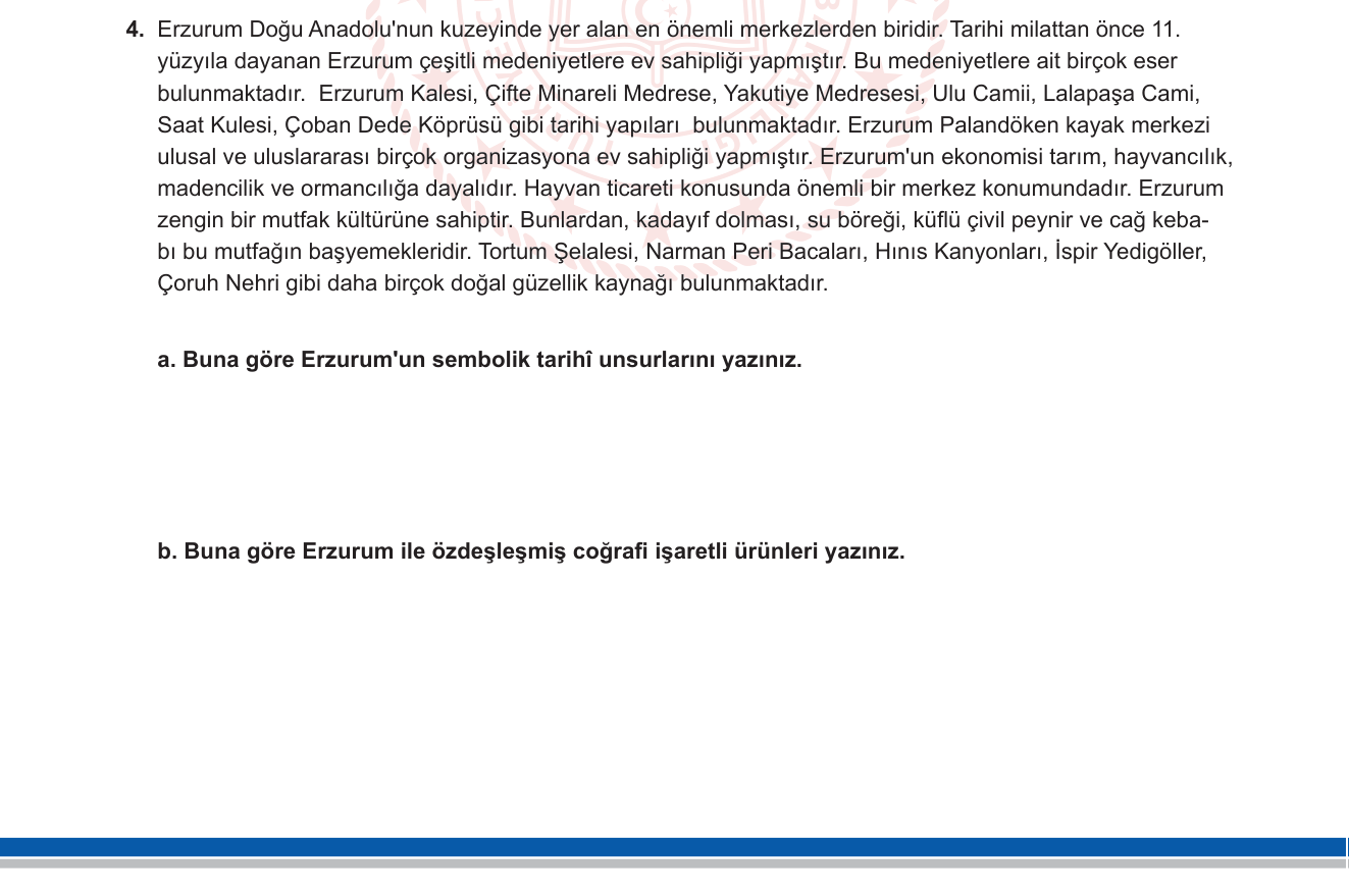 Coğrafya sorusu 12 — 