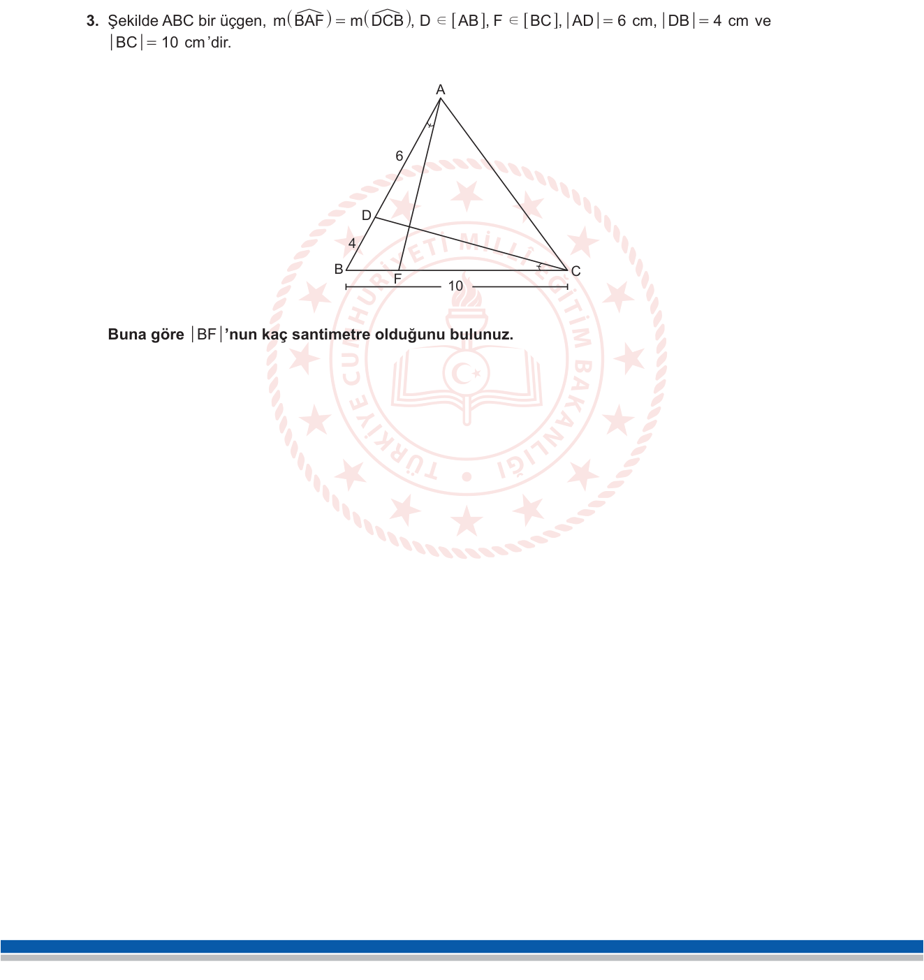 Matematik sorusu 14 — 