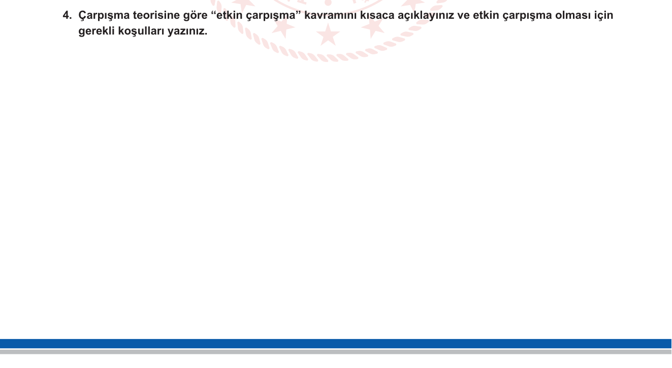 Kimya sorusu 11 — 